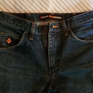 Wrangler slim fit flame resistant jeans